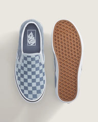 Classic Slip-On Checkerboard Shoe - Checkerboard Light Blue