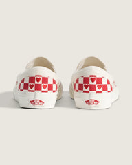 Classic Slip-On Checkerboard Shoe - Checkerboard Racing Red