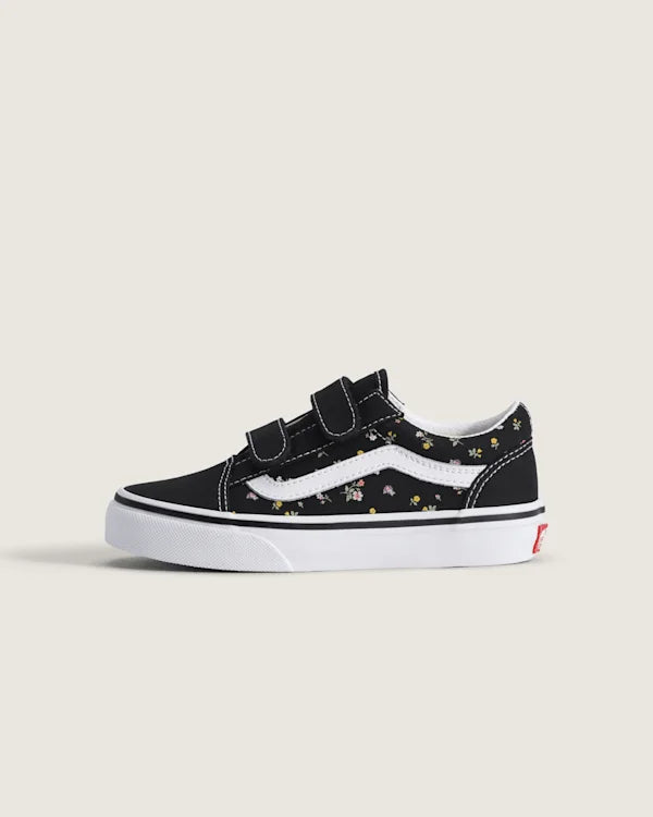 Little Kids Old Skool V Shoe - Floral Black