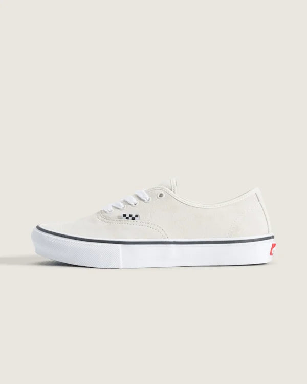 Skate Authentic Shoe - White / Gunmetal Grey