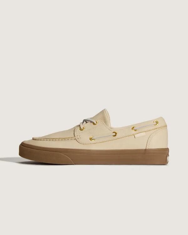 2-Eyelet Boat Shoe - Tan Brown