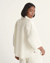 Dewey Shirt - Almond Crisp