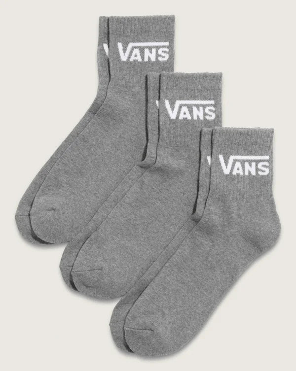 Classic Half Crew Socks - Heather Grey