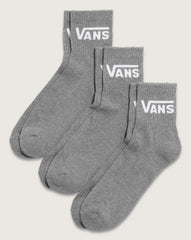 Classic Half Crew Socks - Heather Grey