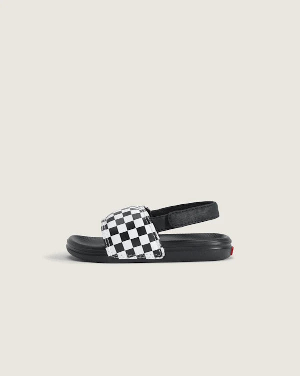 Toddler La Costa V Slide - Checkerboard Black / True White