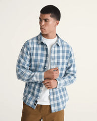 Lawson Solid Oxford Long Sleeve Shirt - Bleach Indigo