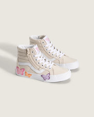 Little Kids Sk8-Hi Side Zip Shoe - Turtledove White