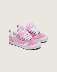 Little Kids Knu Skool Checkerboard Shoe - Checkerboard Prism Pink / True White