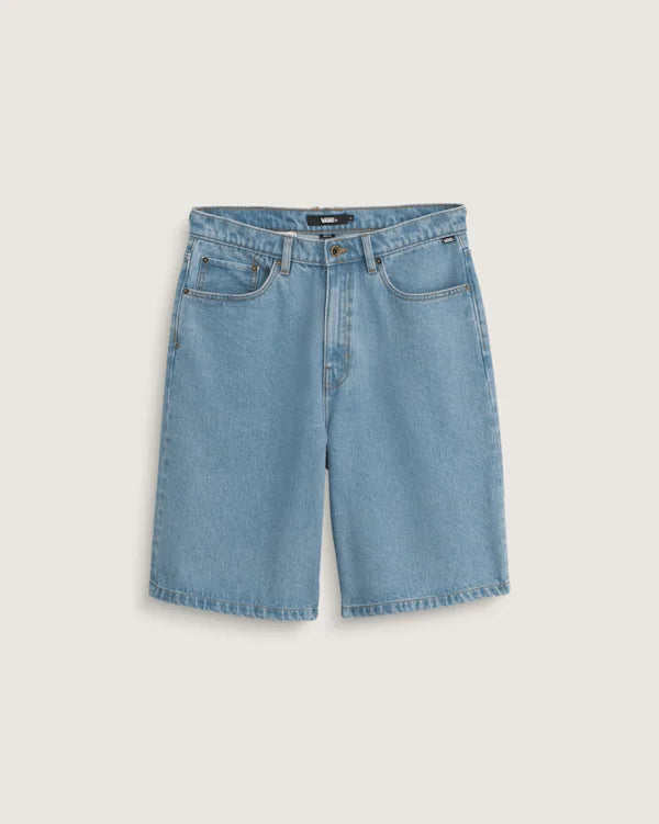 Check-5 Baggy Denim Shorts - Stonewash Blue