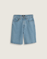 Check-5 Baggy Denim Shorts - Stonewash Blue