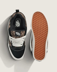 Knu Skool Shoe - Camo Olive Green / Black