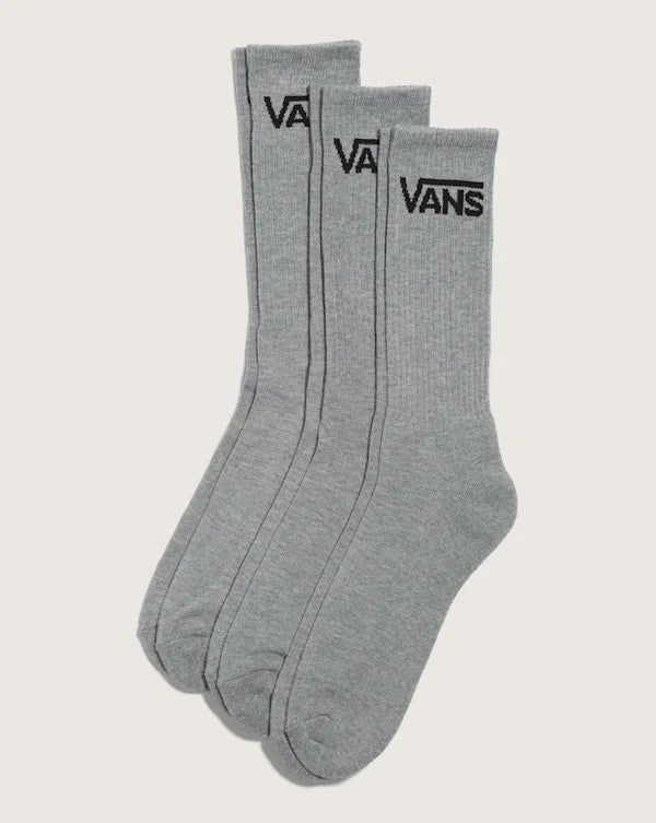 Classic Crew Socks - Heather Grey