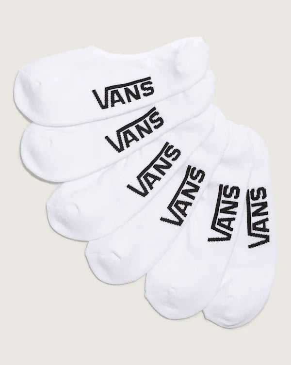 Classic No Show Socks - White