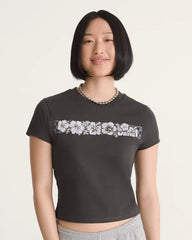 Anthers Baby Tee - Faded Black
