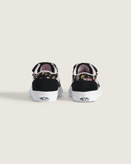 Toddler Old Skool V Shoe - Glow-in-the-Dark Black / Pastel Pink