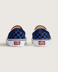 Classic Slip-On Checkerboard Shoe - Checkerboard Navy / Blue