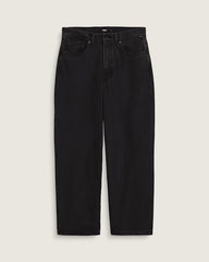 Check-5 Baggy Denim Pants - Black