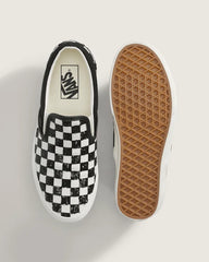 Classic Slip-On Checkerboard Shoe - Checkerboard White / Black
