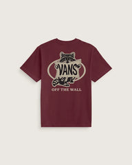 Raccoon Sign T-Shirt - Burgundy Red