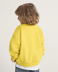 Little Kids Hot Dawg Crew Sweatshirt - Dusty Gold
