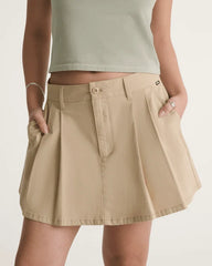 Authentic Chino Mini Skirt - Incense Brown