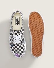 Authentic Shoe - Splatter Checkerboard Black