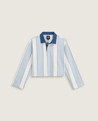 Becky Rugby Shirt - Soft Slate Blue