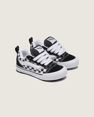 Big Kids Knu Skool Checkerboard Shoe - Checkerboard Black / True White