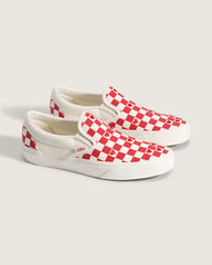 Classic Slip-On Checkerboard Shoe - Checkerboard Racing Red