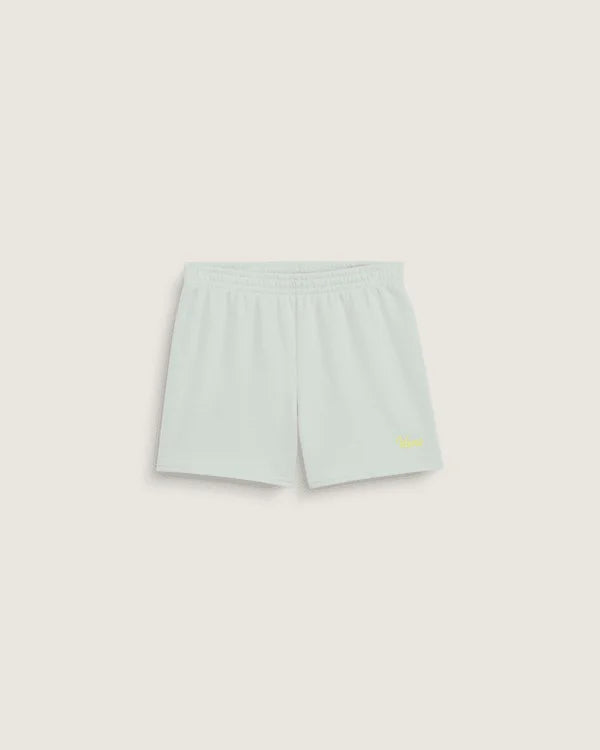 Kids Script Fleece Short - Dusty Mint Green