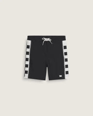 Kids New Daily Sideline Boardshorts - Black / Marshmallow White