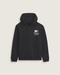 Kids Stacked Hi Pullover Hoodie - Black / White