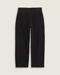 Check-5 Baggy Denim Pants - Black