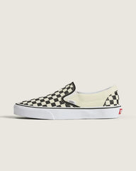 Classic Slip-On Checkerboard Shoe - Checkerboard Black / White