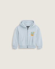 Little Kids Flippercorn Zip Hoodie - Soft Slate Blue