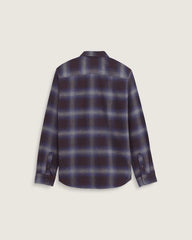 Kids Bixby Plaid Flannel Shirt - Dark Port Red / Pewter Heather Grey