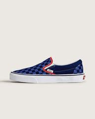 Classic Slip-On Checkerboard Shoe - Checkerboard Navy / Blue