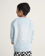 Little Kids Vertigo Vans Crew Sweatshirt - Dawn Mist Blue