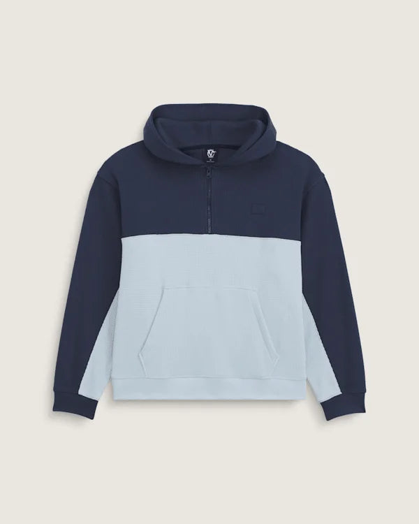 Vans X Rowan Quarter Zip Hoodie - Parisian Night Blue / Soft Slate Blue