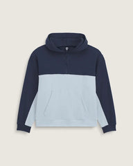 Vans X Rowan Quarter Zip Hoodie - Parisian Night Blue / Soft Slate Blue