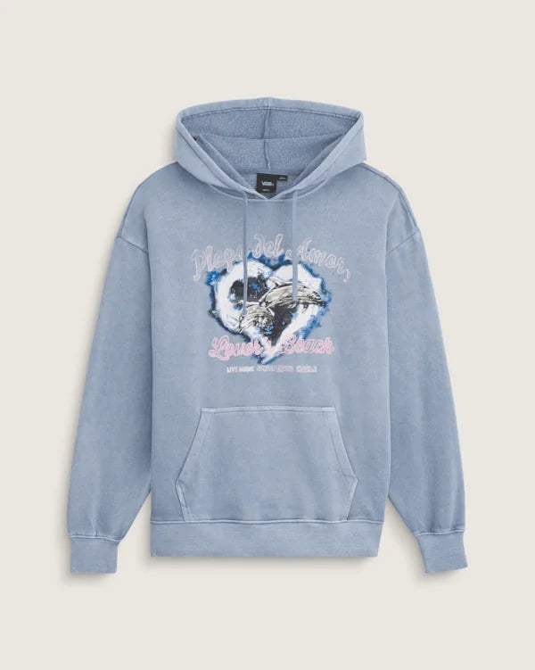 Vans Playa Del Amor Pullover Hoodie - Glacial Slate Blue