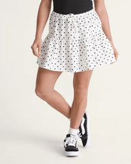 Francesca Mini Skirt - Egret White