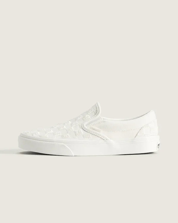 Classic Slip-On Checkerboard Shoe - Checkerboard White