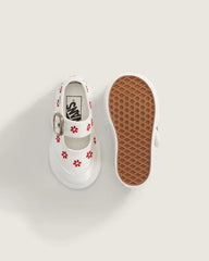 Toddler Mary Jane Shoe - White / Racing Red
